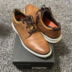 Rockport Dressports 2 Go Men's Tan Leather Oxfords size 8M